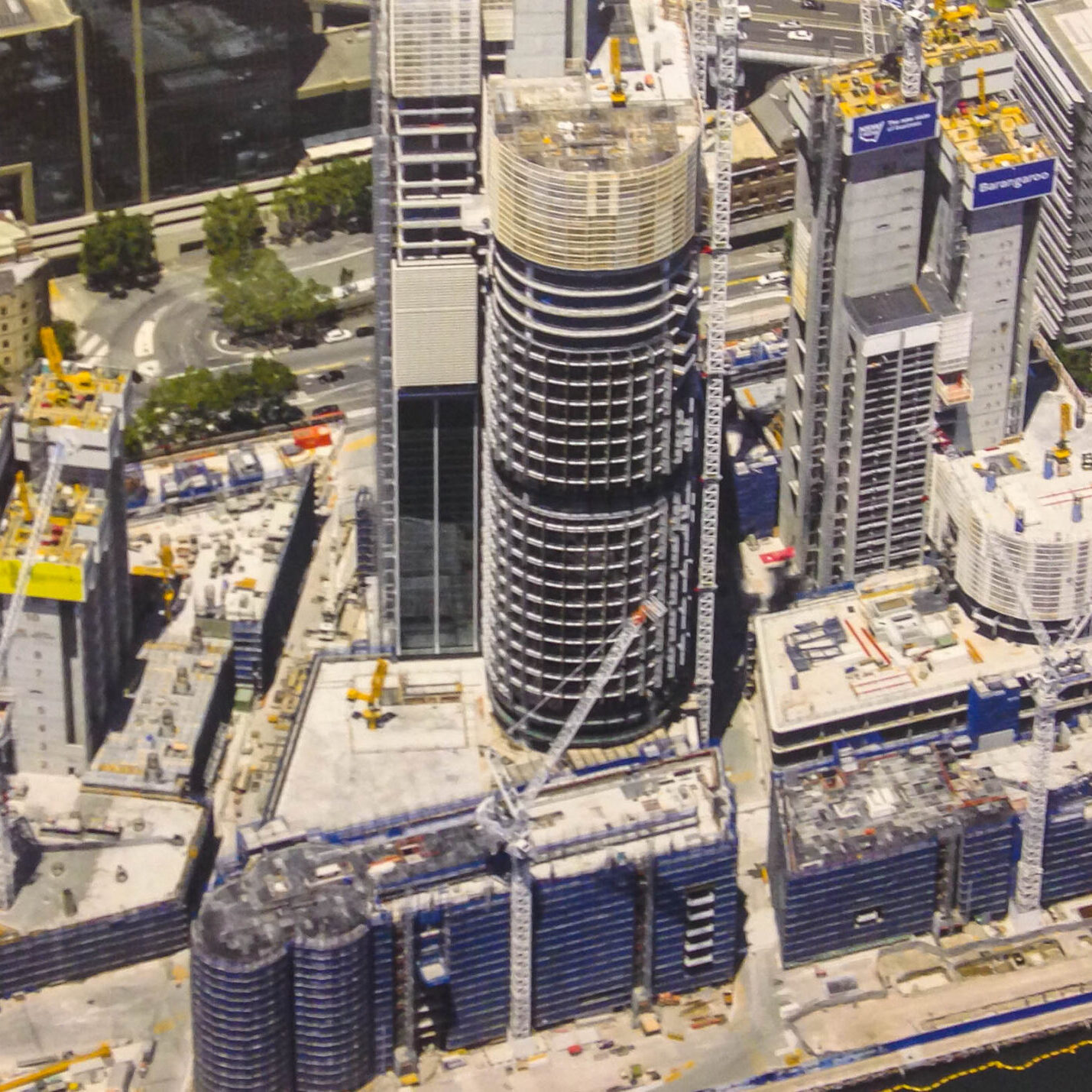 Barangaroo Towers One of the many sites using Mela Bar Chairs for concrete construction